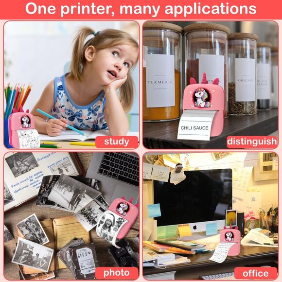 Oskeray Portable Thermal Printer, Mini Stick Printer, Bluetooth Pocket Printer - Picture 5 of 7